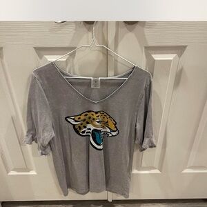 Gray Graphic Women's Top